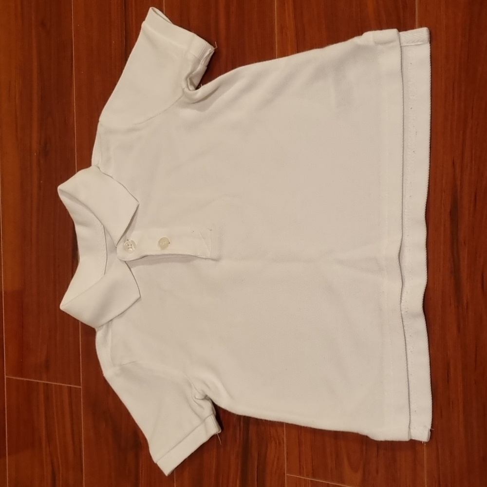 Cherokee Short Sleeve Polo Shirt White Size 18-24